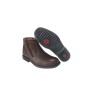 BOTINA CAMPERO MASCULINA COM ZÍPER CONFORT EM COURO LEGÍTIMO SOLADO GEL  COR PINHÃO REF 149
