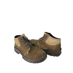 COTURNO ECOSAFETY DE SEGURANÇA UNISSEX EM COURO COM C.A REF PS-139/AP-015 COR VERDE AZEITONA