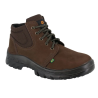 COTURNO ECOSAFETY DE SEGURANÇA UNISSEX EM COURO COM C.A REF PS-139/AP-015 COR CAFÉ