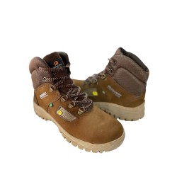 COTURNO ECOSAFETY ADVENTURE E TRILHA UNISSEX DE SEGURANÇA EM COURO COM C.A PS-192 AP-210 COR TAUPE