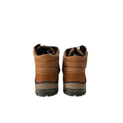 COTURNO ECOSAFETY ADVENTURE E TRILHA UNISSEX EM COURO COM C.A PS-195 AP-200 COR NOBUCK FERRUGEM