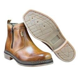 BOTINA F1000 C/ ZÍPER LATEGO WHISKY REF 040