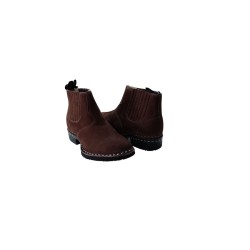 BOTINA BOOTLAU VIRA FRANCESA SOLADO AMAROK NOBUCK CAFÉ REF 400