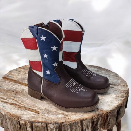 BOTA TEXANA MASCULINA INFANTIL FABRICAÇÃO PRÓPRIA - REF I01