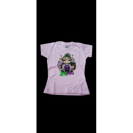T-SHIRT 2K JEANS GIRLS ROSA