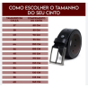 CINTO MASCULINO DETALHE BALAIO COM TARRAXA