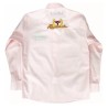 CAMISA RADADE M/L BORDADA INFANTIL MENINA ROSÊ REF GREEN