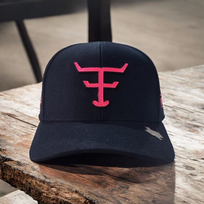 BONÉ TEXAS FARM PRETO/ROSA NEON REF TF987 TAM U BONÉ TEXAS FARM PRETO/ROSA NEON REF TF987 TAM U