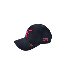 BONÉ TEXAS FARM PRETO/ROSA NEON REF TF987 TAM U