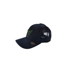 BONÉ TEXAS FARM PRETO/VERDE NEON REF TF900 TAM U