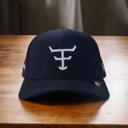 BONÉ TEXAS FARM PRETO/BRANCO REF TF863 TAM U