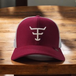 BONÉ TEXAS FARM VERMELHO/VINHO REF TF912 TAM U