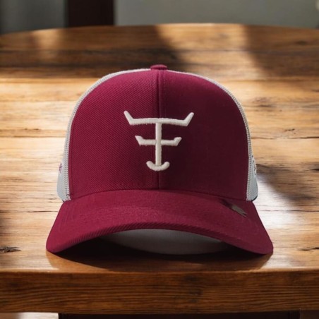 BONÉ TEXAS FARM VERMELHO/VINHO REF TF912 TAM U