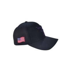 BONÉ TEXAS FARM PRETO/ROXO REF TF987 TAM U