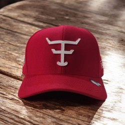 BONÉ TEXAS FARM VERMELHO/BORDO REF TF811 TAM U