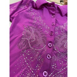 BODY INFANTIL FEMININO WESTERN FUCSIA