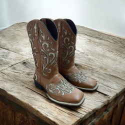 BOTA TEXANA FEMININA FABRICAÇÃO PRÓPRIA - REF 013