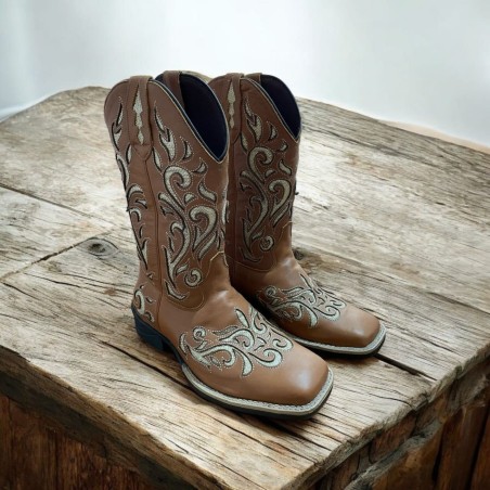 BOTA TEXANA FEMININA FABRICAÇÃO PRÓPRIA - REF 013