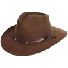 CHAPÉU PRALANA CLASSIC 5X CAMPO IV ABA 7,5 CAFÉ