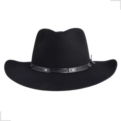 CHAPÉU PRALANA CLASSIC 5X CAMPO IV ABA 7,5 PRETO