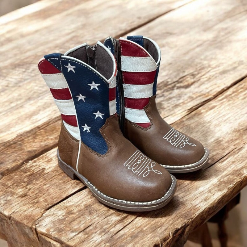 BOTA TEXANA MASCULINA INFANTIL FABRICAÇÃO PRÓPRIA - REF I01